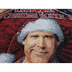 Christmas Vacation Clark Griswold Fringe Throw Blanket Warner Brothers 515
